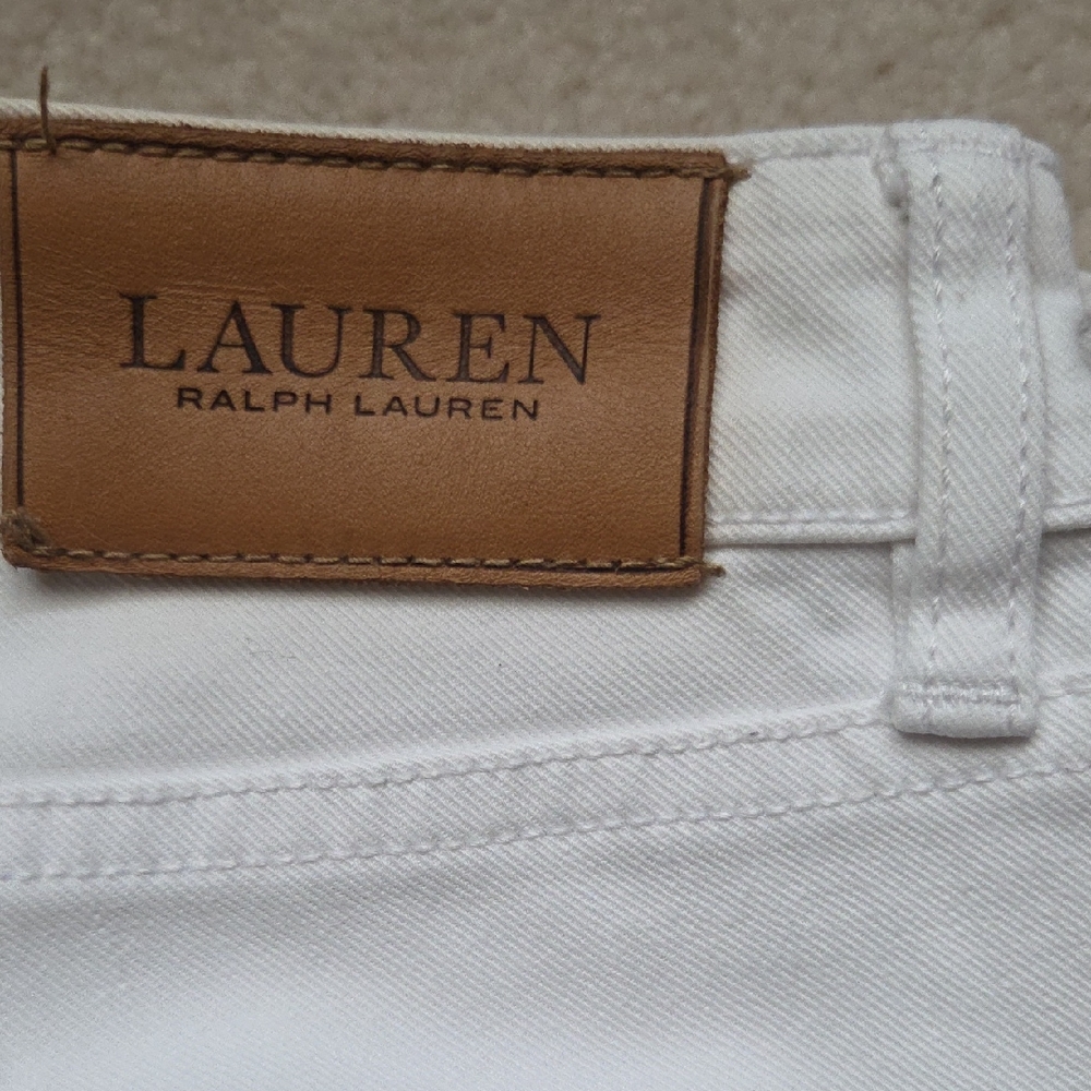 Lauren Ralph Lauren Crisp White Denim